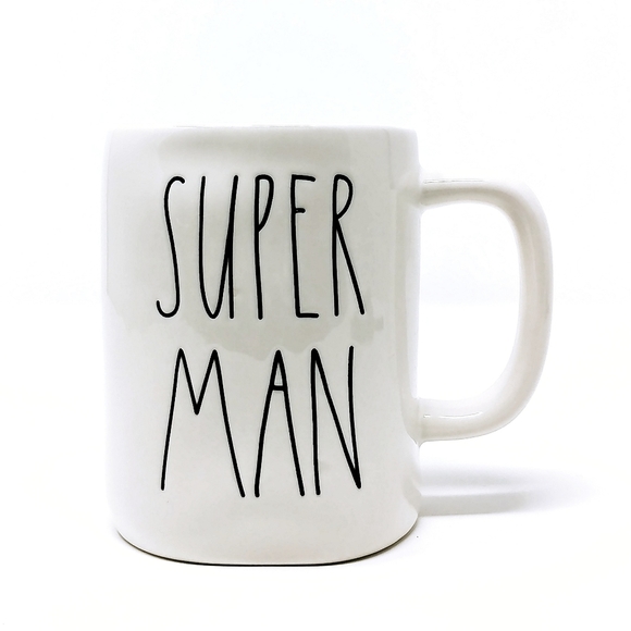 RAE DUNN Superman Father's Day NWOT Coffee Mug - Picture 1 of 5